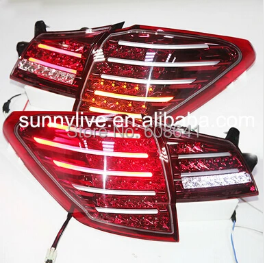 

For Subaru Outback LED rear light Red and white 2010-12 U Type