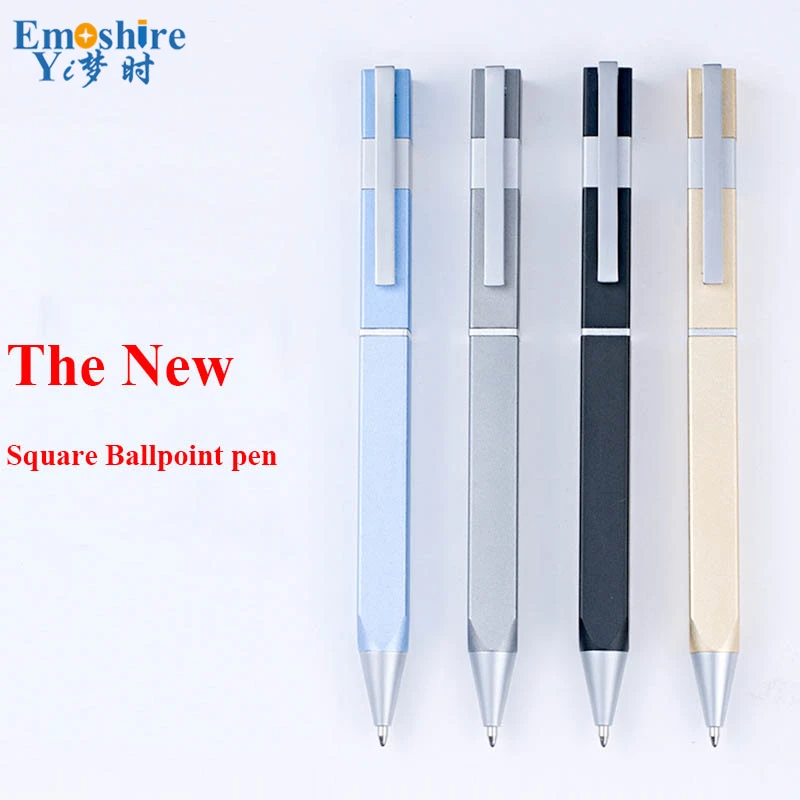 Новая стильная металлическая шариковая ручка с логотипом, шариковая ручка для школы, офисных принадлежностей, ручка для письма P213