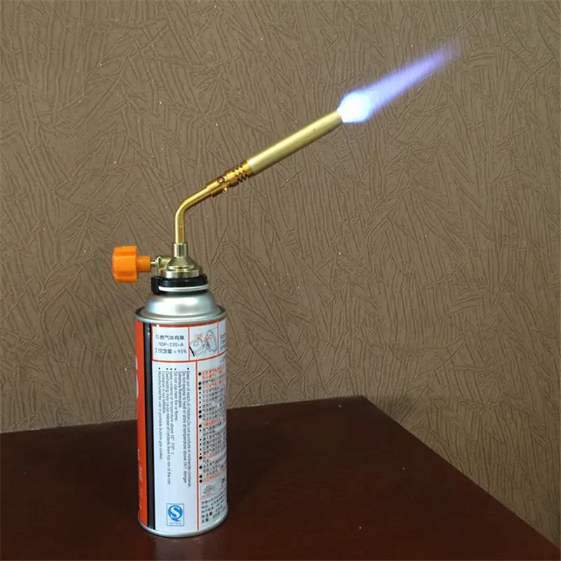 Flame Gas Stove Torch Flamethrower Butane Torch Burner Soldering Welding Split Type Gas Stove Outdoor Accessories For Camping