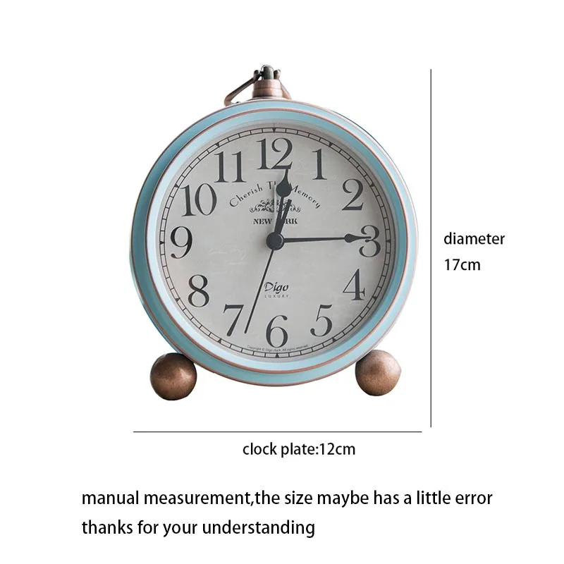  American Style Alarm Clock Alloy / Glass Mute Table Clocks Digital 12 Hours Modern Hanging Watch /  - 32949002314