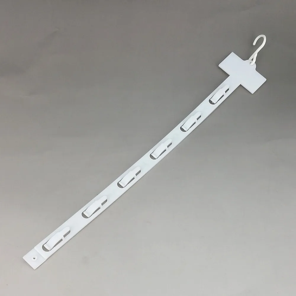 Пластиковые полипропиленовые розничные товары L42cm подвесные товарные зажимы