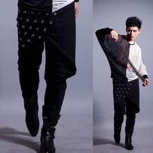 28-42! Мода для певцов в ночном клубе сценические костюмы othing мода мужской личности Гарун брюки