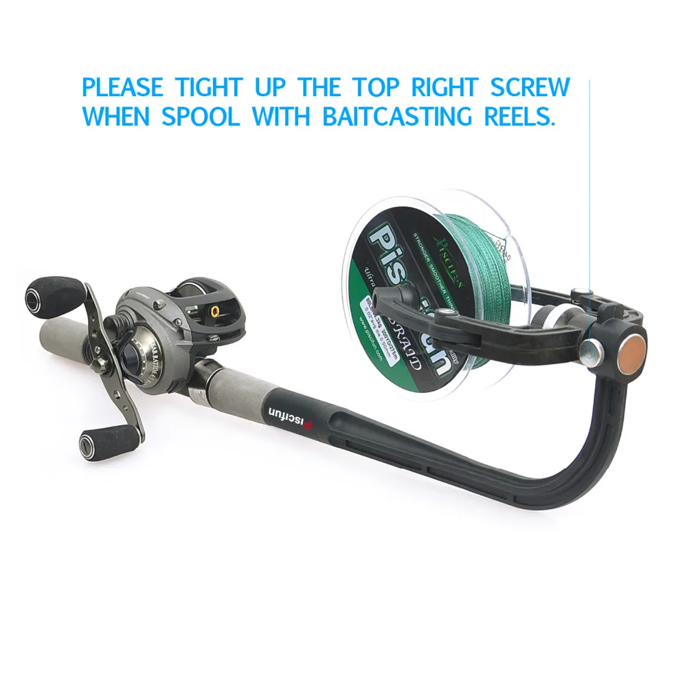  Piscifun Portable Fishing Line Spooler Spinning/Baitcasing Reel Line Spooler Winder Machine Station
