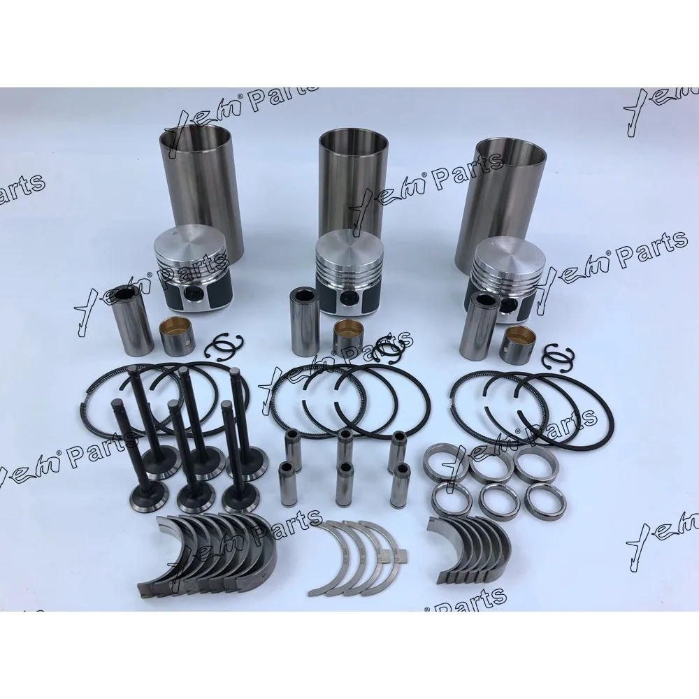 

For Mitsubishi engine K3B repair kit piston piston ring cylinder liner bearings valve guide seat