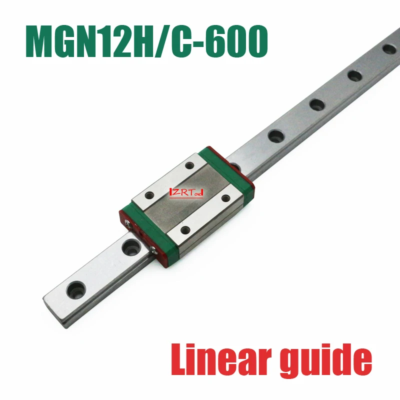 

CNC part 12mm linear rail guide MGN12 length 600mm with mini MGN12H / C linear block carriage miniature linear motion guide way