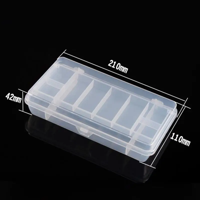 Hand Tool Storage Box Organizer Case Plastic Tray Compartments Fishing Lure Tackle Box Two-Sided Storage Cases for Putting Hooks tool chest with tools