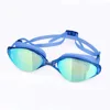 Gafas de natación profesionales antiniebla, lentes de natación unisex con revestimiento ajustable UV, resistentes al agua, de silicona, para adultos ► Foto 3/6