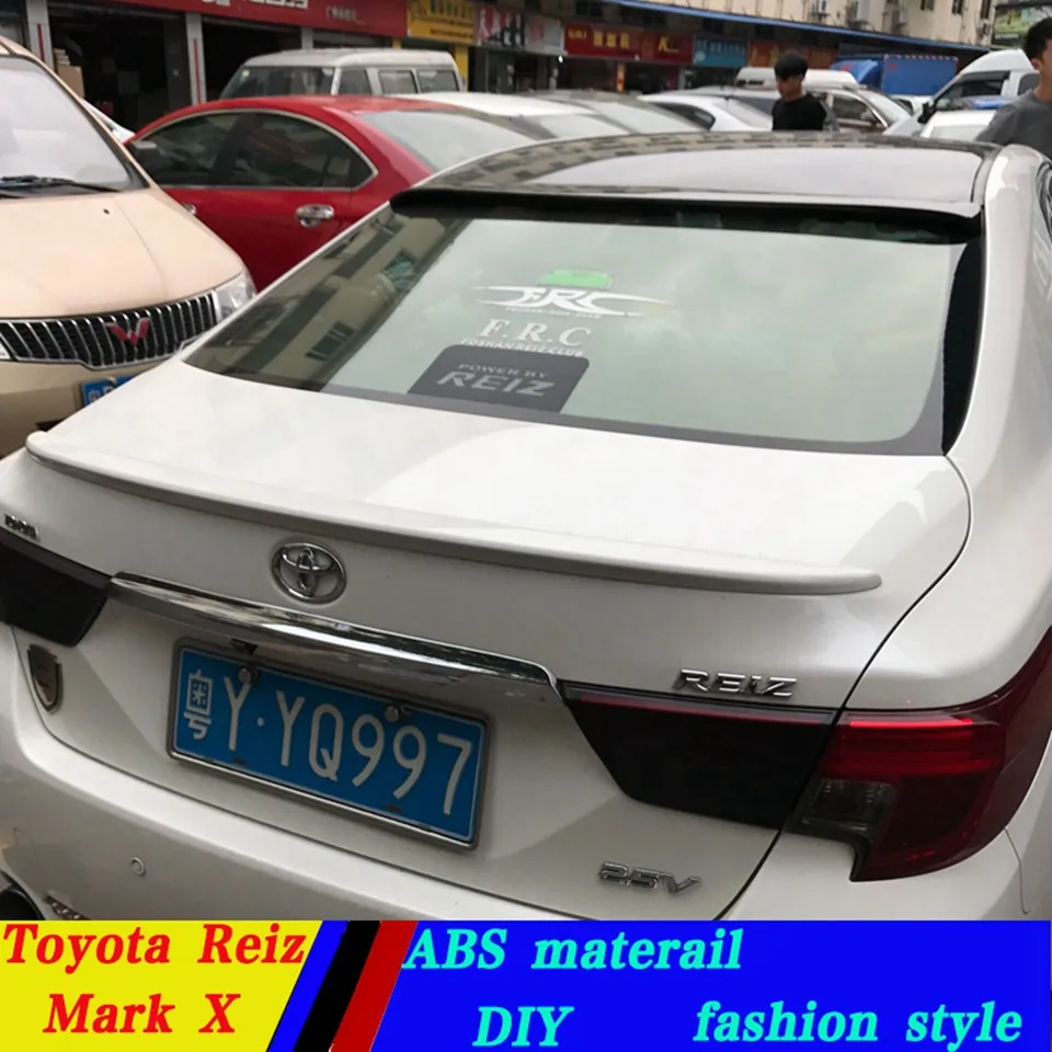 use for toyota reiz mark x spoiler 2010-2017 reiz/mark lip light High Quality ABS Material Car Rear Wing Primer Color | Автомобили и