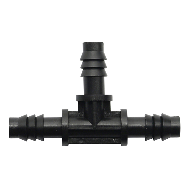 Hose Tee Barb Connector Garden Irrigation Hose Splitter Agriculture Gardening Tools and Equipment 200 Pcs