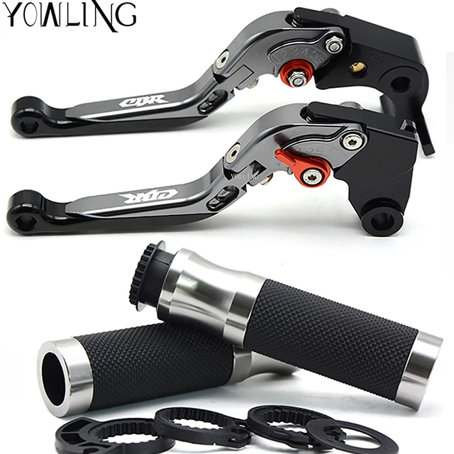 

7/8"22mm Motorcycle CNC Hand Grips Handle Bar Grip + Brake Clutch Lever For honda CBR650F/CB650F CBR 650 F CB 650F 2014-2016