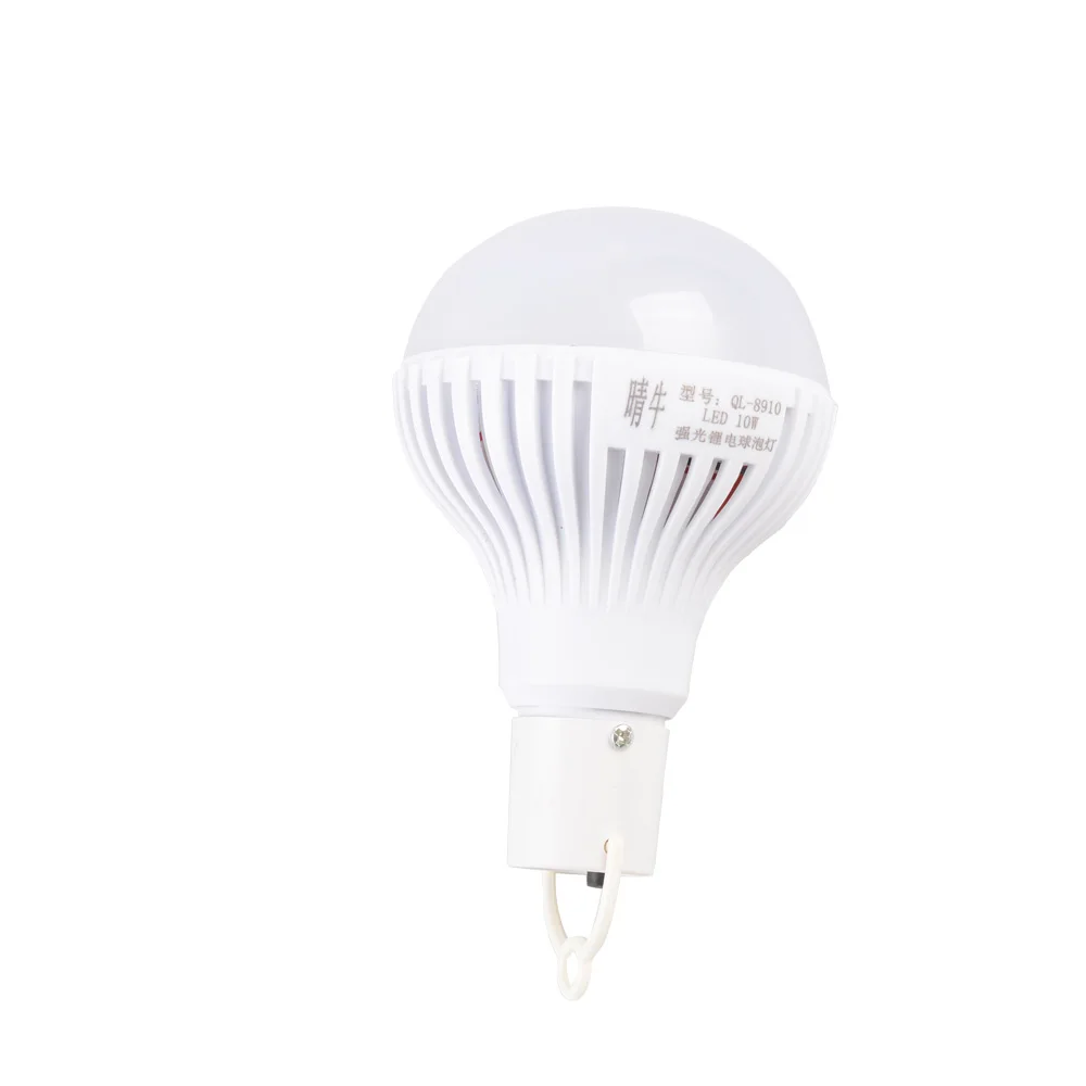 

2019 latest 10W LED emergency light bulb built-in high-capacity battery rechargeable light bulb for indoor office outdoor