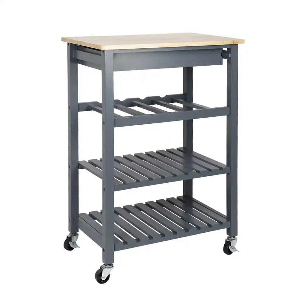 New 3 Tier Carrito Cocina Hotel Restaurant Kitchen Trolley Clearing