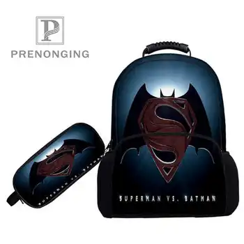 

Custom 17inch Superman-Vs-Backpacks Pen Bags 3D Printing School Women Men Travel Bags Boys Girls Book Computers Bag#1031-3-48