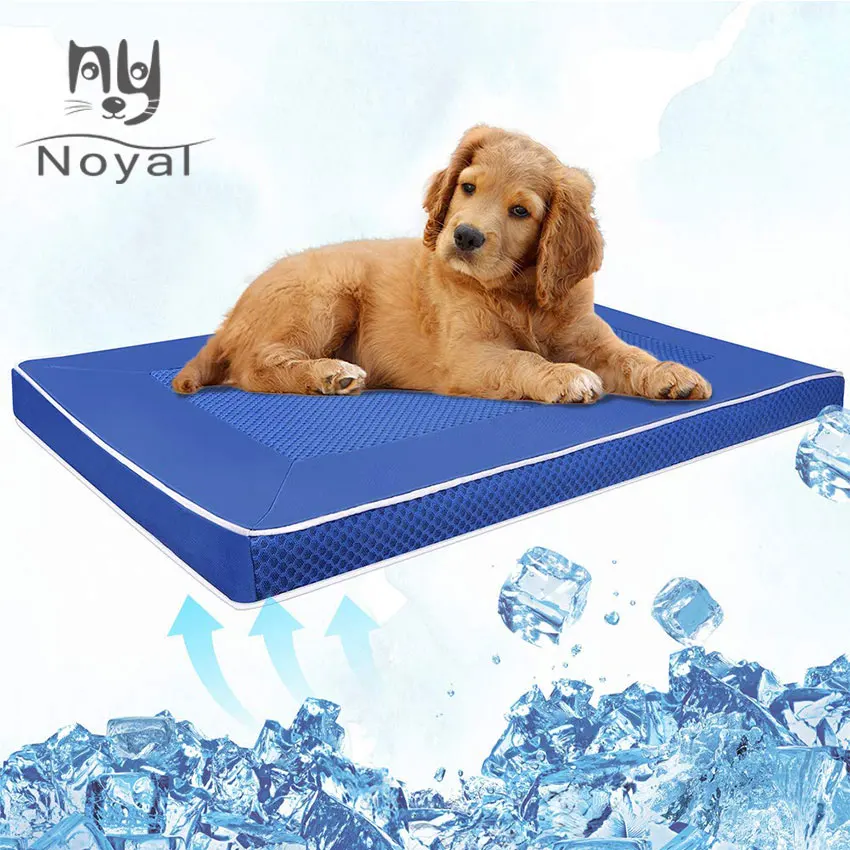 Summer dog cool mat comfortable breathable pet dog bed room Oxford nylon ice silk cushion small large dog