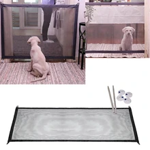 

Dropshiping Magic Pet Gate For Dogs The Ingenious Mesh Safe Guard and Install Anywhere Pet Dog Safety Dog Gate Dog Fences