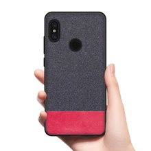 CoolDeal for Xiaomi Redmi Note 5 case Redmi Note5 Global Version back cover soft silicone edge fabric case for Redmi Note 5 Pro