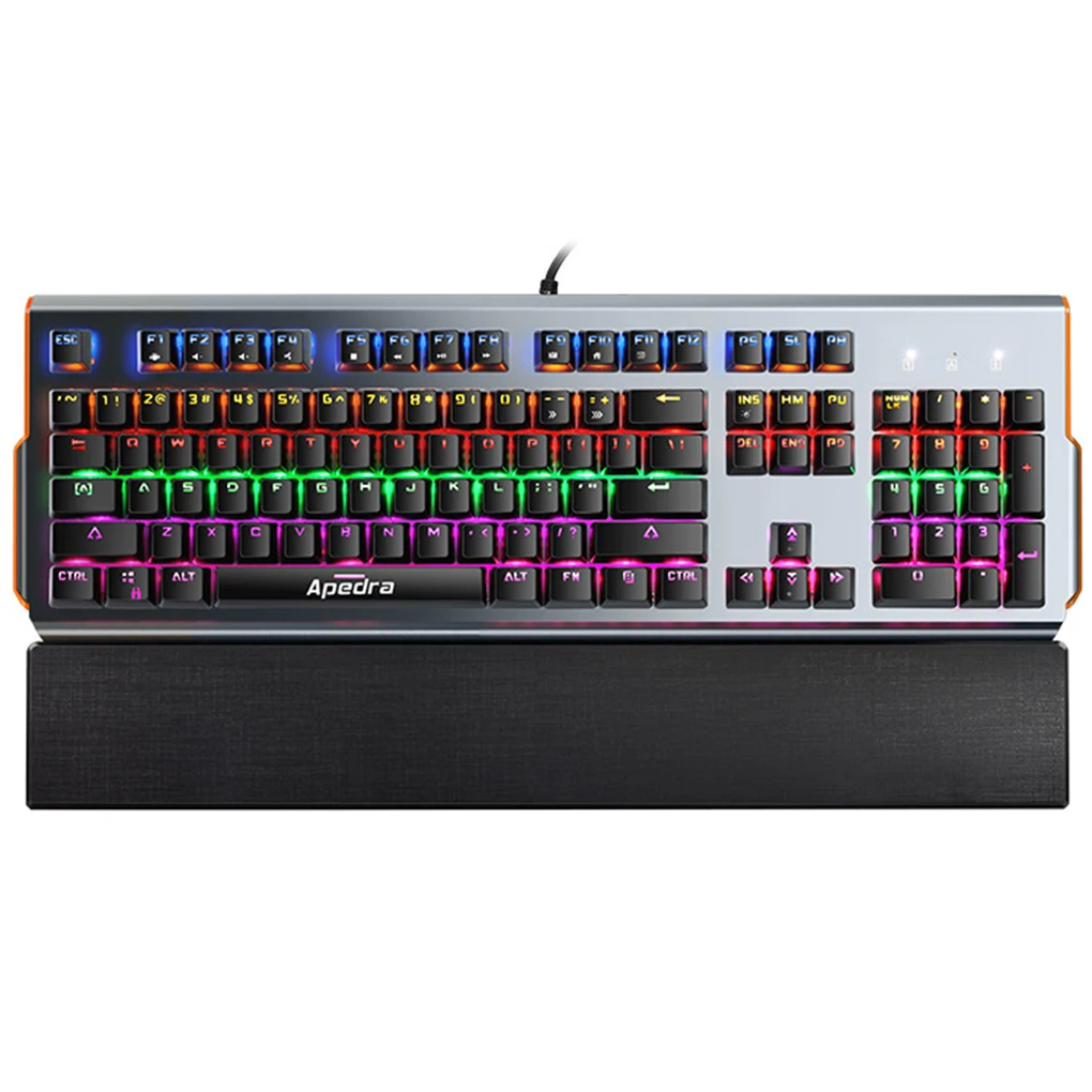 

iMice MK-X90 Gaming Keyboard 104 Key Mechanical Keyboard LED Backlit USB Wired Gaming Keyboard PC Laptop Desktop