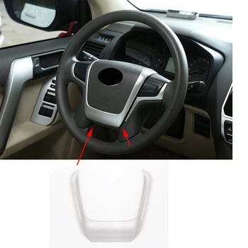 

For Toyota Land Cruiser Prado FJ150 FJ 150 150 2018 Car Accessories ABS Steering Wheel Decoration Strips Trim