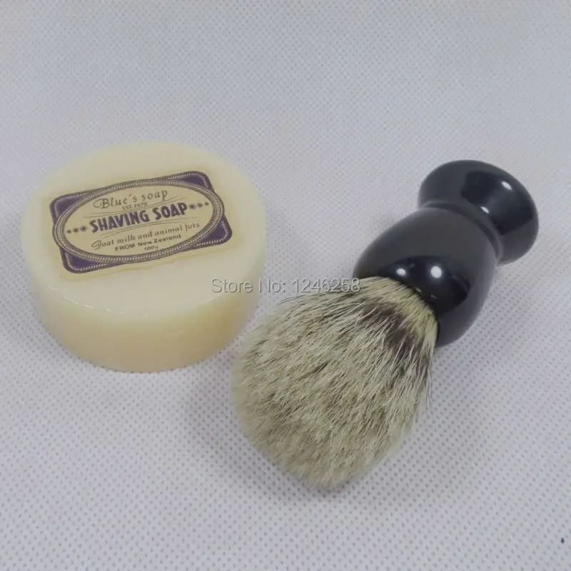 shaving brush and soap