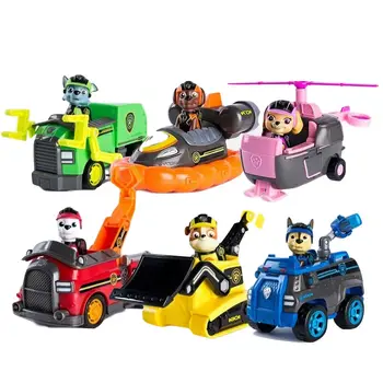 

2019 Original paw patrol New style Mission Paw series chase marshall rocky rubble zuma skye action figure Children toy gift Hot