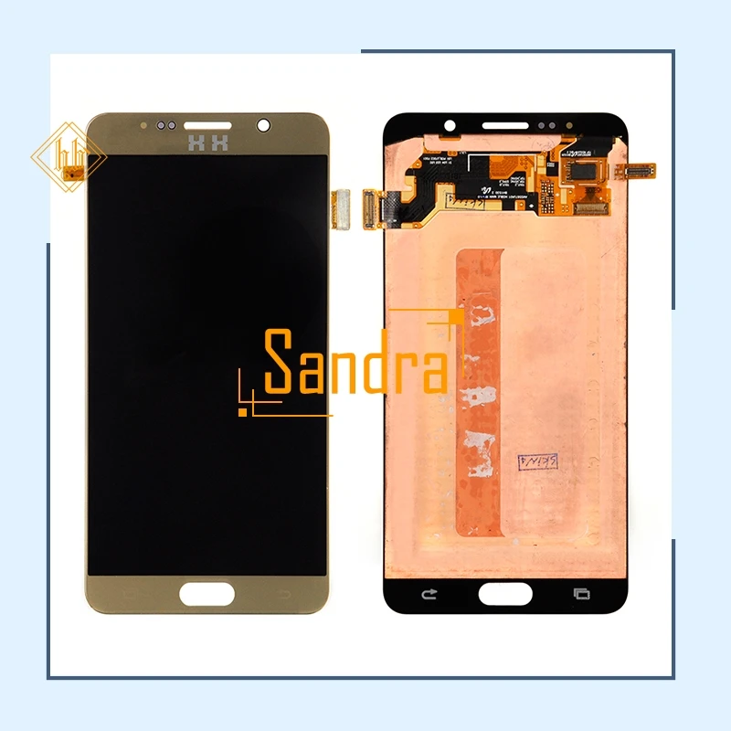 

HH 5.7'' For Samsung Galaxy Note 5 LCD N9200 N920F N920T N920A N920V N920C Display Touch Screen Assembly Digitizer Assembly