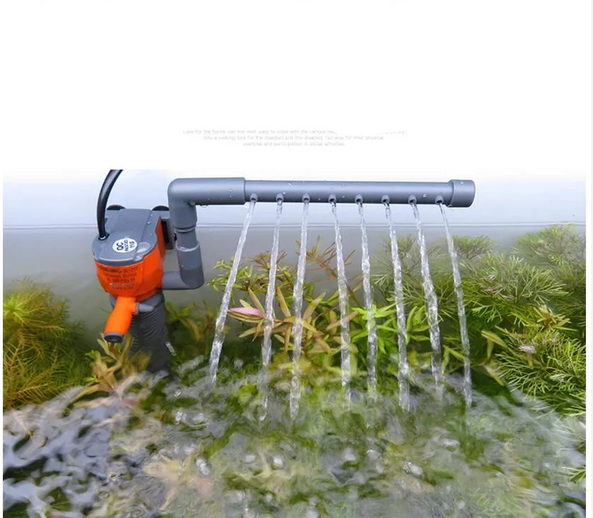 

Mini Multifunctional Fish Tank Filter 3W 5W Aquarium Rain Filter 3 In 1 Oxygen-Increasing Filter High Quality