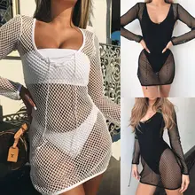 Женский пляжный костюм, купальник, бикини, пляжная одежда, женское летнее сексуальное платье