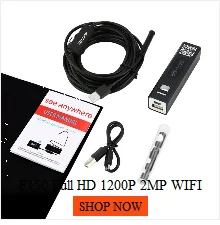 5,5 мм 720P эндоскоп камера HD USB эндоскоп с 6 светодиодный 1/1. 5/2/3,5/5 м мягкий кабель водонепроницаемый осмотр бороскоп для Android PC