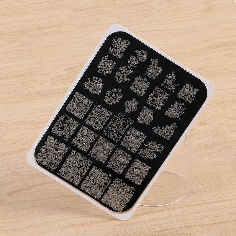 

OS01 OS02, OS03 3Models XL 14.5cm Cartoon & Beauty Design Nail Stamping Plate Image for Nail Art Decoration Nail Stencil
