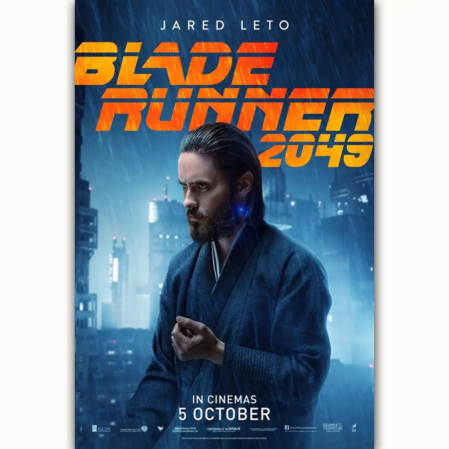 Hot New Blade Runner 2049 Jared Leto 2017-Silk Art Poster Wall Sicker Decoration Gift