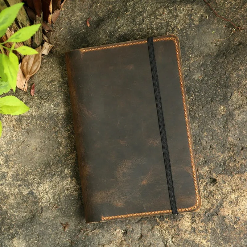 Минималистский кожаный журнал Обложка для Leuchtturm1917 JOTTBOOK A5 чехол ноутбука