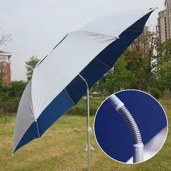 8 костей рыбалка зонтик м 2 м диаметр алюминиевый прямой зонтик защита от солнца тенты Оксфорд серебро клейкие ленты солнечные укрытия
