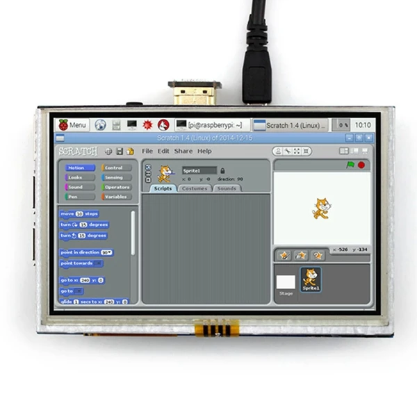  5 inch LCD HDMI Touch Screen Display TFT LCD Panel Module 800*480 for Banana Pi Raspberry Pi 4B Ras