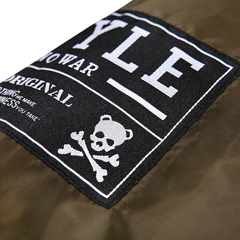 GLO-STORY Men's Hip Hop Windbreaker Double Wear Hooded Jackets Men Full Zipper Letter Casual Streetwear Jacket Coats MFY-6798 GLO-STORY Men's Hip Hop Windbreaker Double Wear Hooded Jackets Men Full Zipper Letter Casual Streetwear Jacket Coats MFY-6798