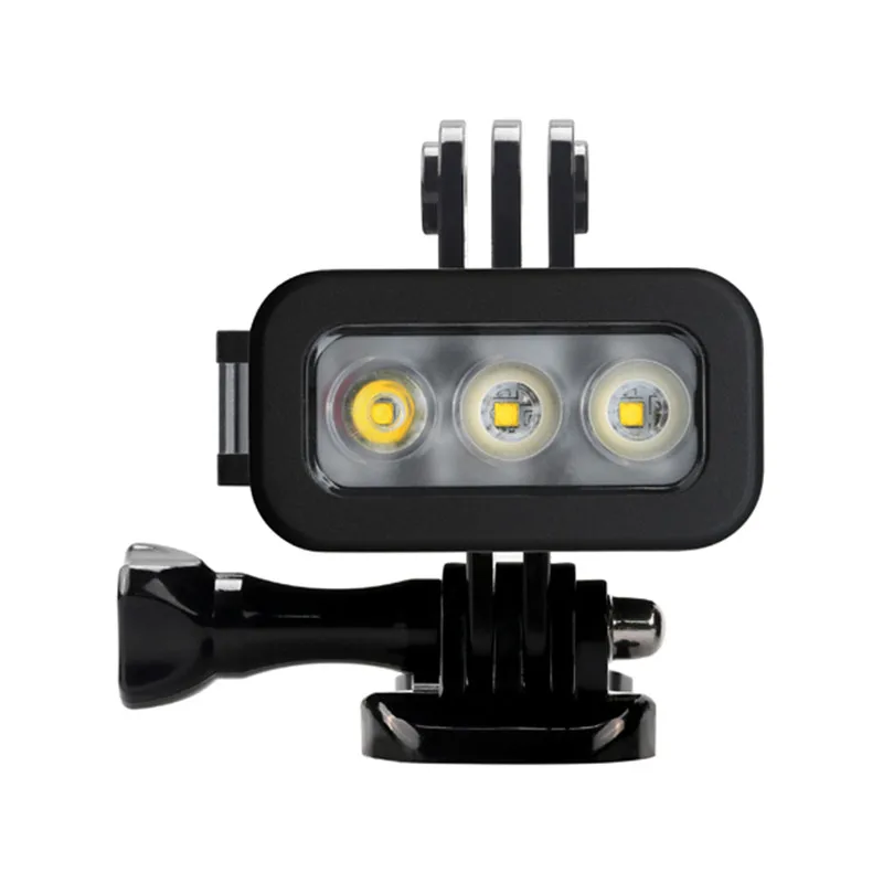 Прожектор для камеры Gopro Hero 4 Session SJCAM Xiaomi Yi DSLR водонепроницаемая светодиодная