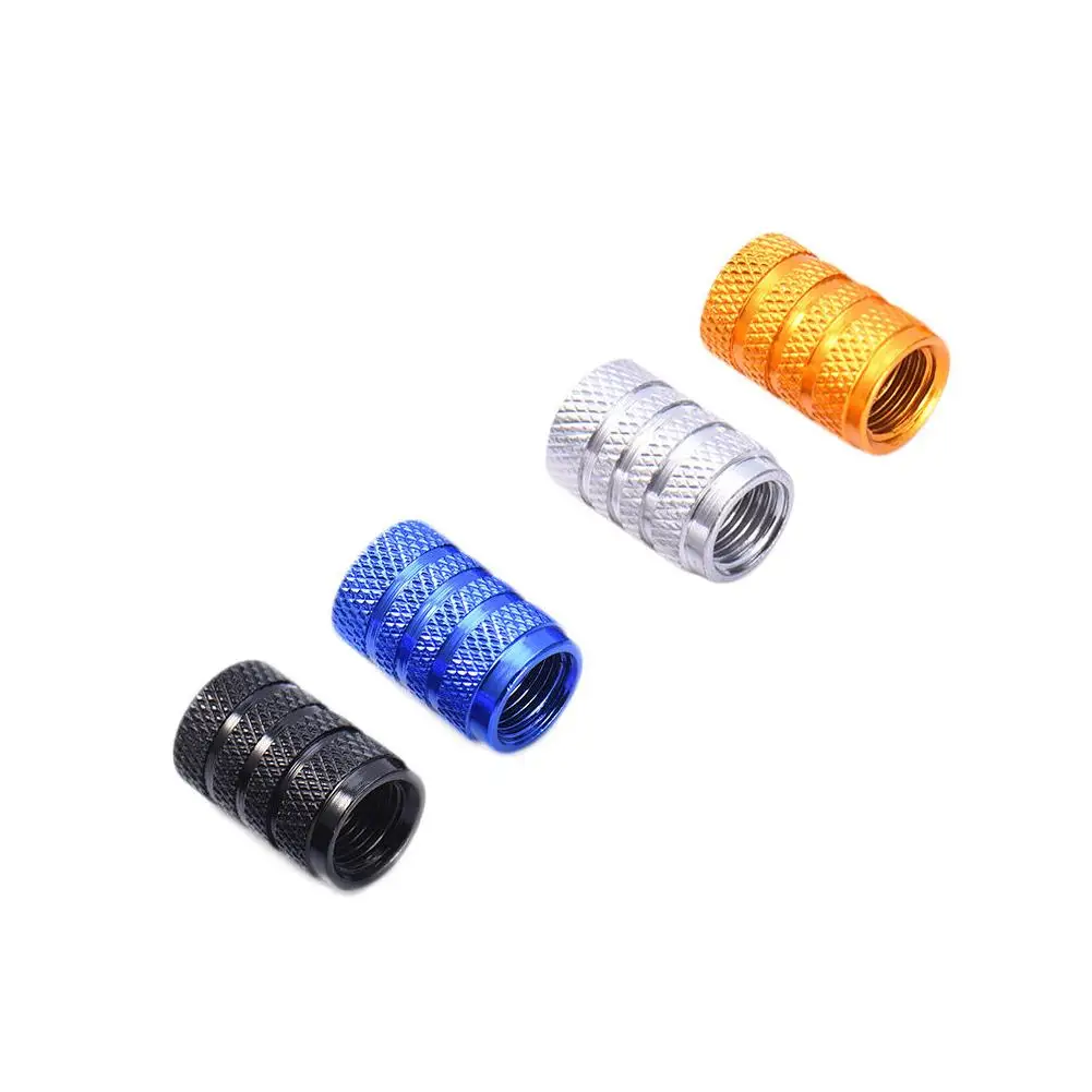 

4Pcs Aluminum Alloy Car Tyre Tire US Type Air Valve Cap Port Dust Stem Cover Bike Motorcycle Car Wheel Valve Cap Car Styling