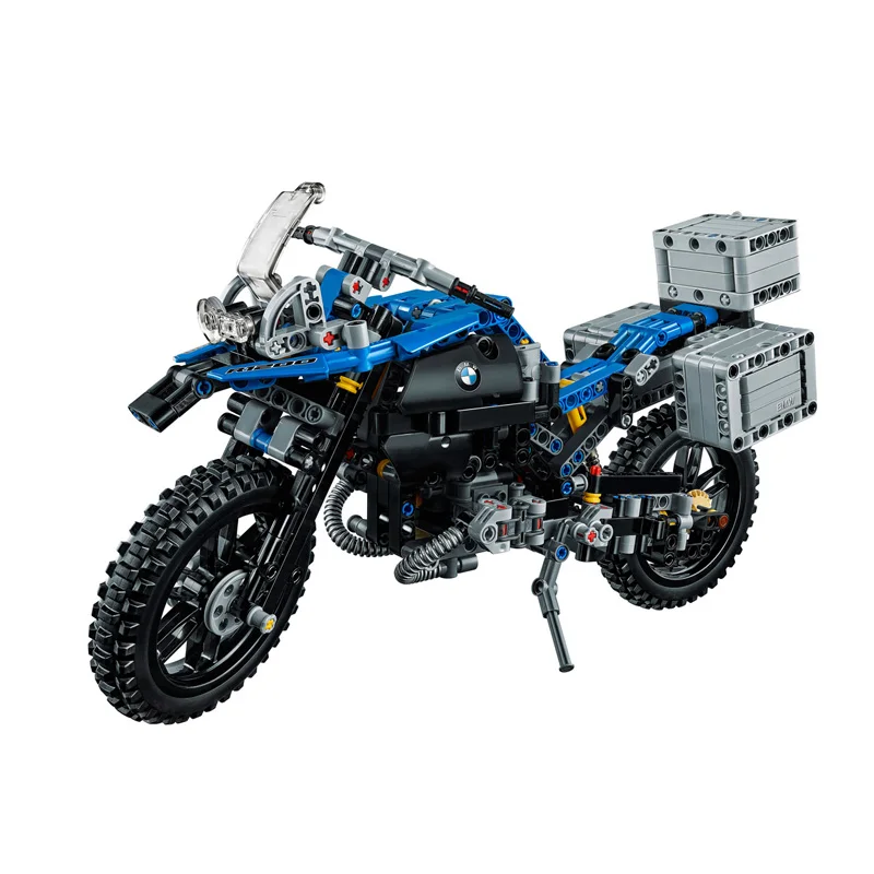 

Motorcycles Compatible With Legoing Technic 42063 Model Building Blocks 608 Pcs Bricks Boy Birthday Gift DIY Toys For Children