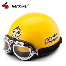 2018 Nuova Annata Del Motociclo del Casco Casco da Moto Vespa Aperta del Viso Mezzo del Motore Scooter Caschi e Visiera e Occhiali di protezione Casco Elettrica