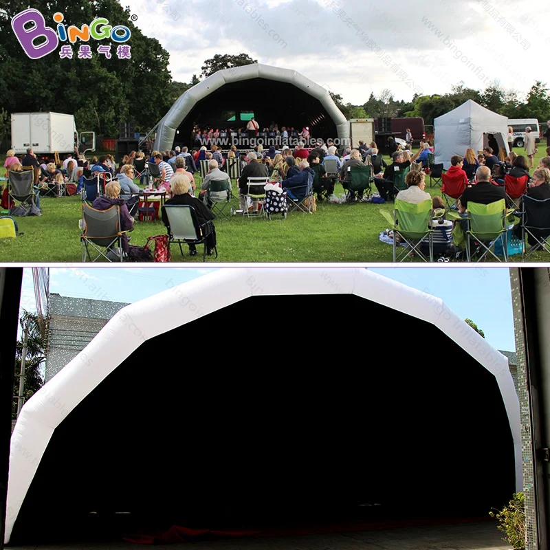 

10x5x6M/33x16x20ft. Giant inflatable stage cover tunnel tent with size customized