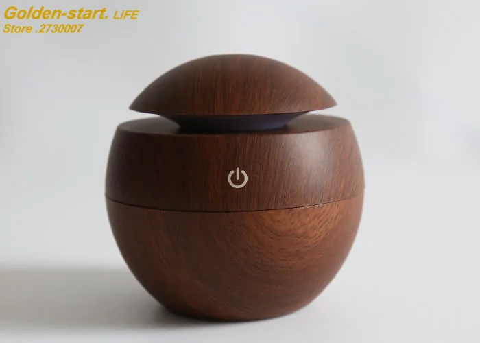

Wooden USB Ultrasonic Air Humidfier Aroma Oil Diffuser Air Humidifier Aromatherapy 130ML Mini Portable 2 Colors Fogger