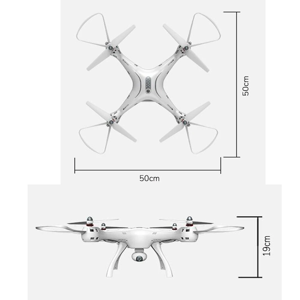 Квадрокоптер SYMA X8PRO X8 Pro Радиоуправляемый с GPS трекером RTF камерой 720P HD или 4K Wi Fi в