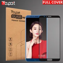 Thouport vidro temperado para huawei honor view 10/v10 protetor de tela cheia película protetora para honra v 10 vidro cobertura completa
