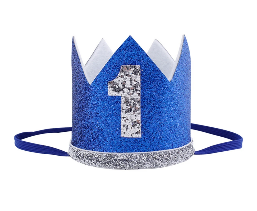 Birthday Hat Crown Headband Set For Party Hat Birthday Crown Birthday Headband Set Boy Girl First 1st 2 3 Year Old Party