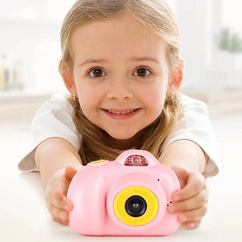 Детская мини SD карта электронная камера игрушка детская мини цифровая 32G 2,0 дюйма фиксированный объектив 100 градусов фотокамера обучающая