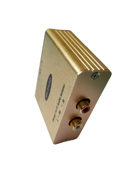 Stereo Hi-Fi Audio Isolation Transformer RCA Audio Isolator stereo audio transformer