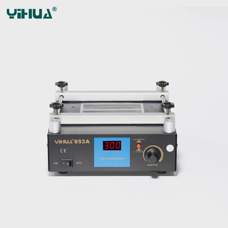 YIHUA 853A BGA цифровой дисплей постоянная температура без свинца Подогрев SMD паяльные станции 110 В/220 В ЕС/США