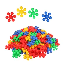 Новинка 120 шт Строительные блоки детские развивающие игрушки протестированы для безопасности детей блокировка твердые пластиковые игрушки-35