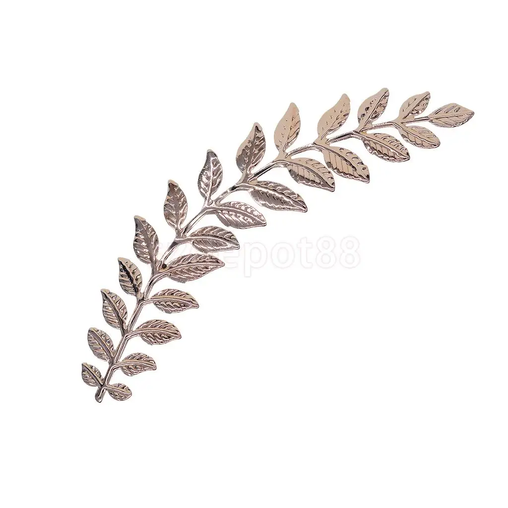 10 Pieces Metal Long Leaves Charms Pendants Findings for DIY Necklace Bracelet Earrings Wedding Hair Jewelry 120mm