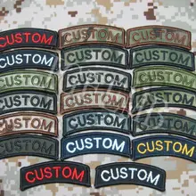 Дуги пользовательское имя лента текста бренд настроение тактика Военная Униформа заплата вышивки