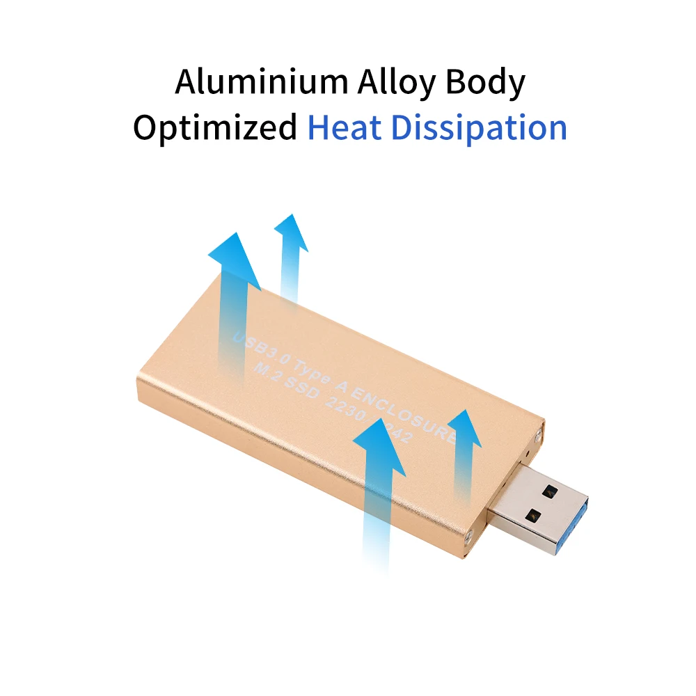 Универсальный USB 3,0 для M.2 SSD корпус чехол для хранения NGFF B Ключ жесткий диск B+ M ключ M2 SATA SSD Внешний блок адаптер для 2230